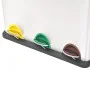 Recycling und Mülleimer mit Pedal Edelstahl 24 L von vidaXL, Mülltonnen und Mülltonnen - Ref: Foro24-50601, Preis: 106,73 €, ...