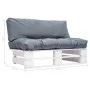 Pallet garden sofa with gray pinewood cushions by , Outdoor sofas - Ref: Foro24-277378, Price: 132,13 €, Discount: %