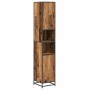 Juego de muebles de baño con cajón 3 pcs Madera envejecida en Muebles de baño | Comprar online en Foro24