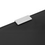 Schwarze Wand-Urinal-Sichtschutzwand aus gehärtetem Glas, 90 x 40 cm von , Urinale - Ref: Foro24-154402, Preis: 54,04 €, Raba...