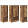 Alacena con cajón 3 pcs Madera Vieja Madera contrachapada
