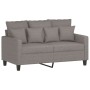 Sofagarnitur mit 3-teiligen Kissen, Stoff in Grau-Taupe. von , Sofas - Ref: Foro24-3201663, Preis: 472,76 €, Rabatt: %