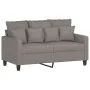 Sofagarnitur mit 3-teiligen Kissen, Stoff in Grau-Taupe. von , Sofas - Ref: Foro24-3201663, Preis: 464,98 €, Rabatt: %