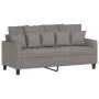 Sofagarnitur mit 3-teiligen Kissen, Stoff in Grau-Taupe. von , Sofas - Ref: Foro24-3201663, Preis: 464,98 €, Rabatt: %