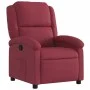 Sillón reclinable de tela rojo tinto de , Sillones - Ref: Foro24-371754, Precio: 189,80 €, Descuento: %