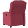 Sillón reclinable de tela rojo tinto de , Sillones - Ref: Foro24-371754, Precio: 189,80 €, Descuento: %