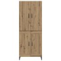 Alacena Roble artesanal 69,5 x 34 x 180 cm Madera contrachapada