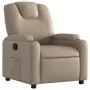 Sillón reclinable de cuero sintético color capuchino by , Armchairs - Ref: Foro24-372395, Price: 212,95 €, Discount: %