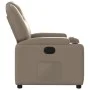 Sillón reclinable de cuero sintético color capuchino by , Armchairs - Ref: Foro24-372395, Price: 212,95 €, Discount: %