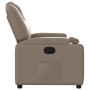 Sillón reclinable de cuero sintético color capuchino by , Armchairs - Ref: Foro24-372395, Price: 216,41 €, Discount: %