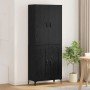 Alacena Roble Negro 69,5 x 34 x 180 cm Madera contrachapada