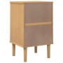 Mesita noche SENJA aspecto ratán madera pino marrón 40x35x65 cm by , Nightstands - Ref: Foro24-358013, Price: 55,84 €, Discou...
