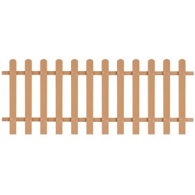 WPC garden picket fence 200x80 cm by vidaXL, fenced with pickets - Ref: Foro24-42823, Price: 94,33 €, Discount: %