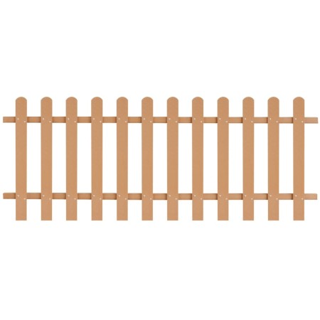 WPC garden picket fence 200x80 cm by vidaXL, fenced with pickets - Ref: Foro24-42823, Price: 94,33 €, Discount: %