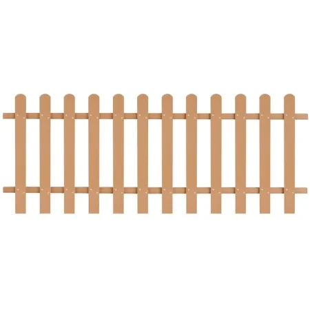 WPC garden picket fence 200x80 cm by vidaXL, fenced with pickets - Ref: Foro24-42823, Price: 91,79 €, Discount: %