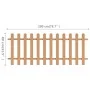 WPC garden picket fence 200x80 cm by vidaXL, fenced with pickets - Ref: Foro24-42823, Price: 91,79 €, Discount: %