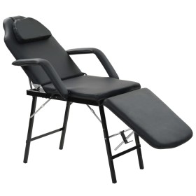 Camilla de esteticista cuero sintético 185x78x76 cm negra von vidaXL, Massagesessel - Ref: Foro24-110160, Preis: 204,16 €, Ra...