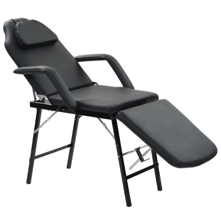 Camilla de esteticista cuero sintético 185x78x76 cm negra von vidaXL, Massagesessel - Ref: Foro24-110160, Preis: 204,16 €, Ra...