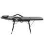 Camilla de esteticista cuero sintético 185x78x76 cm negra de vidaXL, Sillones de masaje - Ref: Foro24-110160, Precio: 200,17 ...