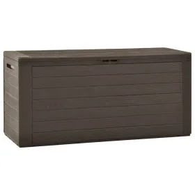 Braune Garten-Aufbewahrungsbox 116x44x55 cm von , Aufbewahrungsboxen für den Außenbereich - Ref: Foro24-49443, Preis: 81,52 €...