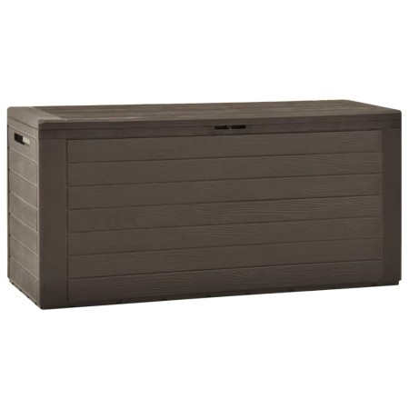 Braune Garten-Aufbewahrungsbox 116x44x55 cm von , Aufbewahrungsboxen für den Außenbereich - Ref: Foro24-49443, Preis: 83,02 €...