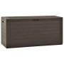 Braune Garten-Aufbewahrungsbox 116x44x55 cm von , Aufbewahrungsboxen für den Außenbereich - Ref: Foro24-49443, Preis: 83,02 €...