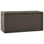Brown garden storage box 116x44x55 cm by , Outdoor storage boxes - Ref: Foro24-49443, Price: 88,56 €, Discount: %