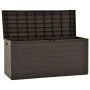 Brown garden storage box 116x44x55 cm by , Outdoor storage boxes - Ref: Foro24-49443, Price: 88,56 €, Discount: %