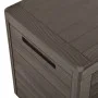 Brown garden storage box 116x44x55 cm by , Outdoor storage boxes - Ref: Foro24-49443, Price: 88,56 €, Discount: %