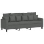2-piece dark gray fabric sofa set with cushions by , Sofas - Ref: Foro24-3201665, Price: 475,94 €, Discount: %