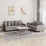 Sofagarnitur mit Kissen, 2-teilig, taupegrauer Stoff von , Sofas - Ref: Foro24-3201671, Preis: 502,92 €, Rabatt: %