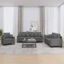 Set Sofas mit Kissen 3 Stück dunkelgrauer Stoff von , Sofas - Ref: Foro24-3201633, Preis: 597,38 €, Rabatt: %
