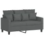 3-piece dark gray fabric sofa set with cushions by , Sofas - Ref: Foro24-3201633, Price: 597,38 €, Discount: %
