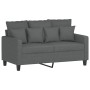 Set Sofas mit Kissen 3 Stück dunkelgrauer Stoff von , Sofas - Ref: Foro24-3201633, Preis: 607,15 €, Rabatt: %