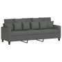 Set Sofas mit Kissen 3 Stück dunkelgrauer Stoff von , Sofas - Ref: Foro24-3201633, Preis: 607,15 €, Rabatt: %