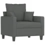3-piece dark gray fabric sofa set with cushions by , Sofas - Ref: Foro24-3201633, Price: 597,38 €, Discount: %
