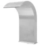 Silberner Poolbrunnen aus Edelstahl, 45 x 30 x 65 cm von vidaXL, Brunnen und Wasserfälle - Ref: Foro24-43692, Preis: 226,88 €...