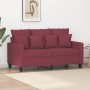 Red fabric 2-seater sofa 120 cm by , Sofas - Ref: Foro24-359265, Price: 196,36 €, Discount: %