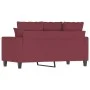 2-Sitzer-Sofa aus rotem Stoff, 120 cm von , Sofas - Ref: Foro24-359265, Preis: 193,07 €, Rabatt: %