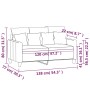 Red fabric 2-seater sofa 120 cm by , Sofas - Ref: Foro24-359265, Price: 196,36 €, Discount: %