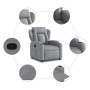 Light gray fabric recliner by , Armchairs - Ref: Foro24-372403, Price: 256,25 €, Discount: %