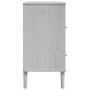 SENJA Rattan Sideboard Kiefernholz weiß 80x40x80 cm von , Sideboards - Ref: Foro24-358020, Preis: 94,60 €, Rabatt: %