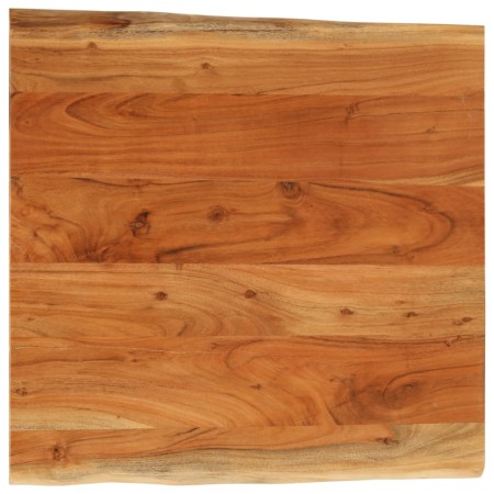 Tablero mesa cuadrado borde natural madera acacia 80x80x2,5 cm en Tableros para mesas | Comprar online en Foro24