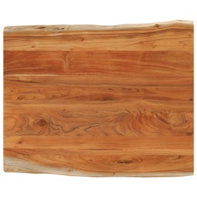 Tablero de mesa rectangular borde natural acacia 110x80x2,5 cm en Tableros para mesas | Comprar online en Foro24
