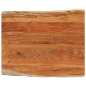 Tablero de mesa rectangular borde natural acacia 110x80x2,5 cm en Tableros para mesas | Comprar online en Foro24