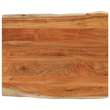 Tablero de mesa rectangular borde natural acacia 110x80x2,5 cm en Tableros para mesas | Comprar online en Foro24