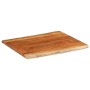 Tablero de mesa rectangular borde natural acacia 110x80x2,5 cm en Tableros para mesas | Comprar online en Foro24