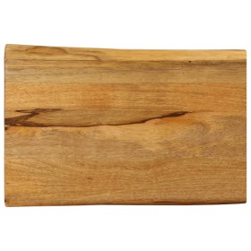 Tablero de mesa borde natural madera maciza mango 50x40x2,5 cm en Tableros para mesas | Comprar online en Foro24