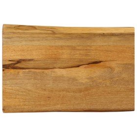 Tablero de mesa borde natural madera maciza mango 50x40x2,5 cm en Tableros para mesas | Comprar online en Foro24