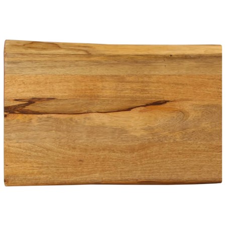 Tablero de mesa borde natural madera maciza mango 50x40x2,5 cm en Tableros para mesas | Comprar online en Foro24